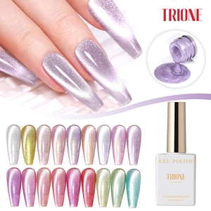 <span class=keywords><strong>Kit</strong></span> de vernis gel 9D effet œil de chat cristal OEM sous marque privée, vernis à ongles magnétique pailleté UV/LED, fournitures pour ongles, salon et DIY - Product Image 1