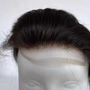 Ligne de cheveux 100% humains pour hommes, postiche frontal de 6 pouces, postiche naturel pour hommes - Product Image 2
