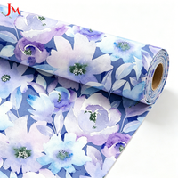 Tissu en popeline de coton 100% tissé de haute qualité, imprimé floral uni, pour robes - Vente en gros