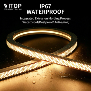 Tira de <span class=keywords><strong>Luz</strong></span> LED de Silicona Antideslumbrante IP67 de 1616, 24 V, 16 mm x 16 mm, Flexible, para Iluminación Lineal de Hoteles y Arquitectura - Product Image 4