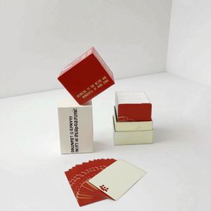 Achetez des cartes à jouer personnalisées avec logo brodé de haute qualité en papier, agent d'approvisionnement 1688 - Product Image 5