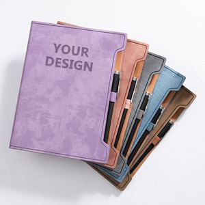 Diario A5 Personalizado con Portaplumas en Tonos Pastel de Tendencia 2026 para Regalo de Bienvenida a Nuevos Empleados - Product Image 1