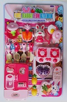 Jouets de Cuisine en Plastique Économiques pour Maison de Jeu, Emballage Blister, Jouet Alimentaire de Cuisine pour Cadeaux d'Enfants d'Âge Préscolaire