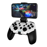 Contrôleur de jeu mobile pour Android,iPhone,iOS,PC,Switch, manette de jeu sans fil avec joystick à effet Hall/programmation turbo/macro