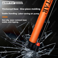 Portable Bicycle Pump Max 160 PSI Bike Manual Air Pump Balloon Tire Inflator Valve Floor Pump Cycling Accessories