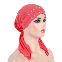 Popular africano caliente color película oreja mujeres turbante sombrero venta al por mayor árabe sombreros multicolor turbante mujeres
