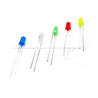 Diodes électroluminescentes rouges de 3MM, blanches, jaunes, vertes, émeraude, vertes, orange, violettes, roses, LED de 5MM