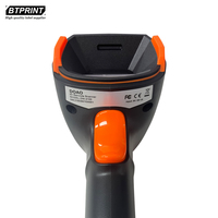 Escáner de Código de Barras Industrial 2D DOAO DW-2100, Lector de Código de Barras Inalámbrico 2.4G con Soporte para Escáner