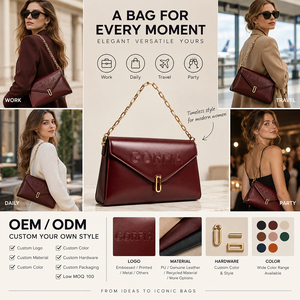 Bolsos de Mensajero para Mujer, Diseño de Moda, Cuero PU, con Cadena Simple, Cuadrados Pequeños y de Gran Capacidad, Bolsos Cruzados de Lujo - Product Image 3
