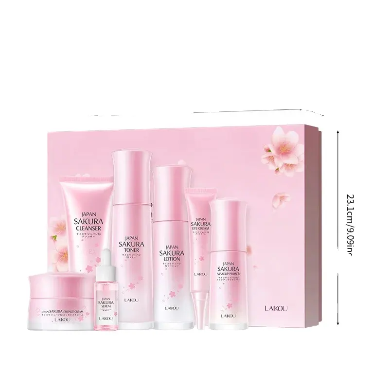 2023 hot selling private logo high quality vitamin c skin care product 7pcs set bulk price