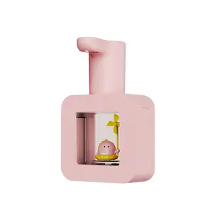 Dropshipping Products 2024 Cartoon Cute 400ml USB Charging Automatic Sensor Foam Soap Dispenser