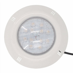 Luz Sumergible para Piscina RISE RS-PAR56-36W, <span class=keywords><strong>LED</strong></span> RGB, IP68, 36W, 12V, 12 <span class=keywords><strong>LED</strong></span> de 3W, Cambio de Color, Cubierta de ABS+PC, D290*62MM, 1800 Lúmenes - Product Image 1