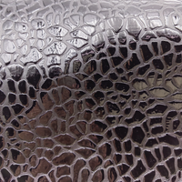 Dernier design, texture de pierre tridimensionnelle, cuir synthétique PU, tissu tissé, doublure 330GSM, sacs pour vêtements, chaussures