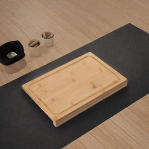 Boîte à tiramisu et coupe à saké en bambou, décorations pour sushi, fabriquées à la main à partir de bambou naturel, Good Life Square, épaisseur 0,9 cm - Product Image 2