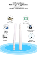 Antenne externe en caoutchouc 2.4g Gsm Wifi Lte 2g 3g 4g 433mhz 868mhz 2dbi 3dbi