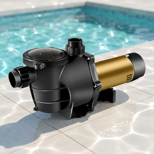 Pompe de piscine enterrée JADE 2HP double tension 115/220Vac, débit max. 6480 GPH, hauteur de refoulement max. 66 pieds, moteur de piscine à protection thermique longue durée - Product Image 1