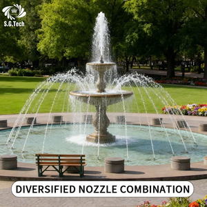 Water Crown présente des fontaines durables en acier inoxydable, conçues pour une beauté durable dans les jardins et au bord de <span class=keywords><strong>la</strong></span> piscine - Product Image 1