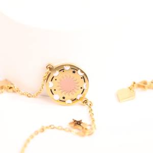 سوار جديد بتصميم عصري بسيط مطلي بالذهب على شكل بطاقة التارو للسيدات والفتيات، مجوهرات إبداعية - Product Image 6