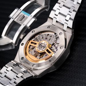 Nouvelle montre de sport mécanique de luxe pour homme, de haute qualité, 41 mm, acier inoxydable, mouvement ETA, chronographe, aiguille, résistance 3 BAR - Product Image 6