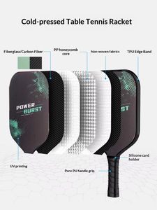 Venta Directa de Fábrica de Raqueta de Pickleball Individual <span class=keywords><strong>Pico</strong></span> con Núcleo de Panal de Fibra de Carbono y PP, 400x195mm, 235g - Product Image 3