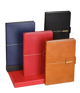 Factory Wholesale Leather Business Agenda Notebook A5 Hardcover Diary
