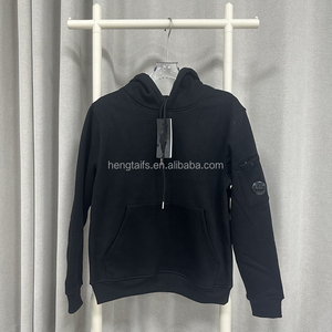 Design tascabile con obiettivo a bottone in <span class=keywords><strong>velluto</strong></span> tinta unita, <span class=keywords><strong>felpa</strong></span> sportiva con cappuccio Casual stile coppia - Product Image 6