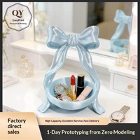 Boîte de rangement pour accessoires en forme de nœud imprimée en 3D, style moderne et luxueux, décoration d'intérieur, style féminin, PLA