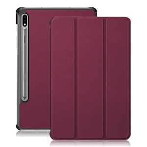 Custodia universale per Tablet in pelle PU Auto Sleep Wake per Samsung <span class=keywords><strong>Galaxy</strong></span> <span class=keywords><strong>Tab</strong></span> <span class=keywords><strong>S8</strong></span> <span class=keywords><strong>Plus</strong></span> S7 FE 12.4 pollici - Product Image 1