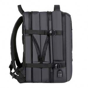 Waterproof Expend Design Custom Material Usb Port Business Travel Large Capacity Laptop Bag <b>Men</b> <b>Backpack</b> - Product Image 2