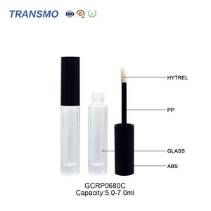 Tubo de Brillo Labial Reciclable de 5 ml, Ecológico, Personalizable con Logotipo, Tubos de Aceite Labial de 5 ml, Tubo de Brillo Labial de Vidrio - Product Image 3
