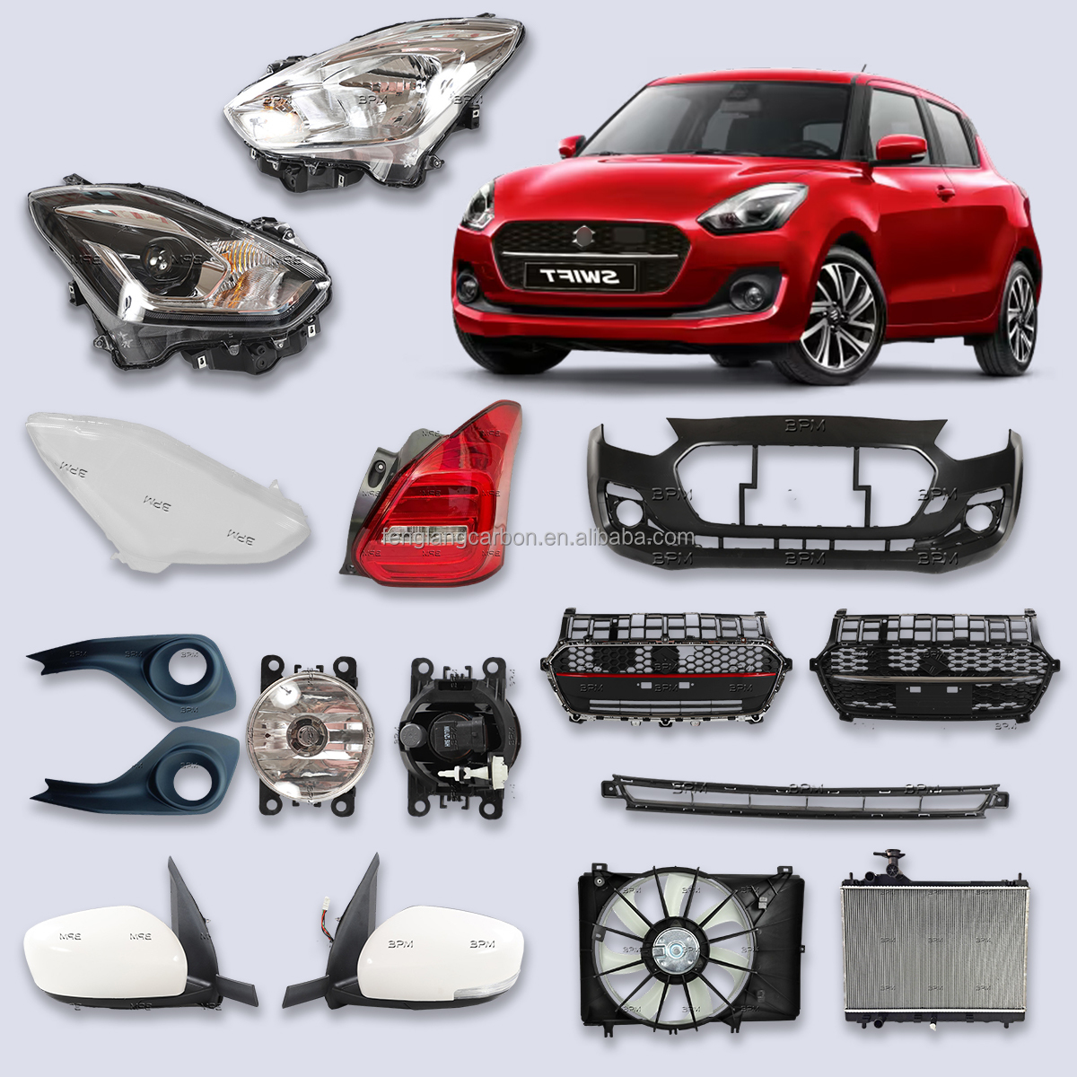 Grille inférieure de calandre avant pour Suzuki Swift 2011-2013 Grille inférieure de calandre avant pour Suzuki Swift 2011-2013