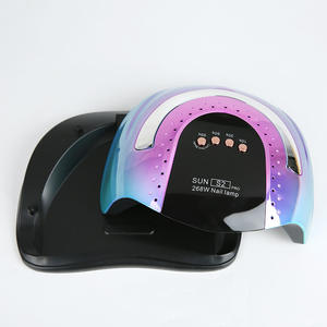 Lampe à ongles colorée à main grillée 57 perles de lampe bicolore lampe à ongles à induction automatique - Product Image 5