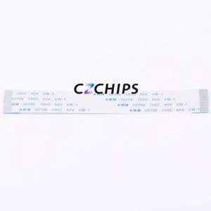 FFC1.0A-14P-100-4-8 FFC Cable (Flexible Flat Cable) P=1mm Connector 14P 1mm Non-Inverting 10cm - Product Image 1