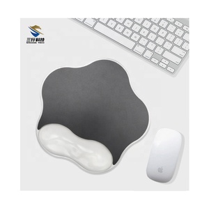 Năm cánh hình dạng ngôi sao Gel trục chính <span class=keywords><strong>PP</strong></span> tấm chuột Pad chơi game trong suốt cổ tay phần còn lại với sự thoải mái cho nhà sử dụng văn phòng - Product Image 1