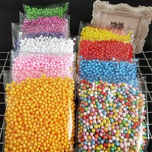 Mini perles en mousse <span class=keywords><strong>de</strong></span> polystyrène, 25-2000 pièces/<span class=keywords><strong>lot</strong></span>, 7-9mm, en plastique, décorations, pour noël, nouvel an, à faire soi-même - Product Image 2