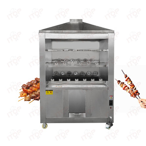 Máquina de Barbacoa Brasileña Rodizio de Acero Inoxidable 220V, Barbacoa de Carbón, Condición: Nueva, IT-BBS-C1, Barbacoa de Carbón de Acero Inoxidable G - Product Image 5