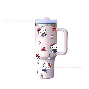 Cross-Border 40oz Handle Car Cup Thermos with Straw Carton Cold Ice <b>Mug</b> for Back to School Wholesale - Product Image 6