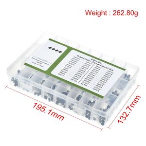 840 pièces/ensemble 24 valeurs TO-92 Transistor BC547 BC327 BC337 <span class=keywords><strong>2N2222</strong></span> 3904 3906 C945 <span class=keywords><strong>PNP</strong></span>/NPN transistors kit d'assortiment électronique - Product Image 6