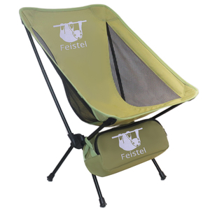 맞춤형 휴대용 초경량 그린 캠핑 문체어 야외 접이식 캠핑 의자 - Product Image 6