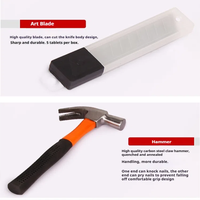 Ensemble d'outils de réparation ménagers généraux de 37 pièces fabriqué en Chine avec fer à souder, pinces et fil à souder