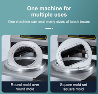 Nouvelle Arrivée Machine de Scellage Thermique Semi-Automatique à Pression Manuelle pour Boîtes en Aluminium et Contenants Alimentaires Personnalisables