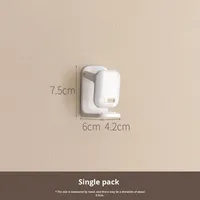 LANZYLO ODM Support mural réglable en plastique ABS sans perçage pour rangement de lavabo et de baignoire