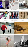 Haute qualité unisexe en Fiber de carbone Longboard Hydrofoil planche de surf rapide professionnel planche de course océan eaux surf sac électrique
