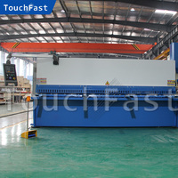 Machine de cisaillement hydraulique Touchfast Qc12k 6x3200 Qc11y Qc11k Qc12y 6mm 8mm 12x3200 Machine de cisaillement de plaque hydraulique 12mm