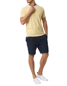 กางเกงขาสั้นลำลองผู้ชาย JLM ลายพิมพ์ดิจิตอล ผ้าโพลีเอสเตอร์ 100% น้ำหนัก 280 กรัม เอวยางยืด ผ้าแคนวาสถัก แห้งเร็ว โลโก้ด้านหน้า - Product Image 3