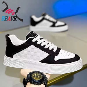 Zapatos para Caminar de Hombre, Blancos, de Corte Bajo, Transpirables, con Parte Superior de PU, Forro de Algodón, Ligeros, para Primavera/Verano/Otoño - Product Image 2