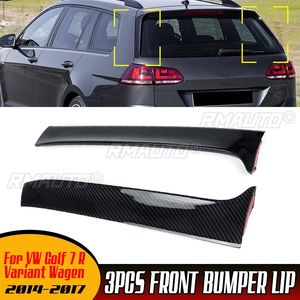 2x Car Rear Window Trim Lip Spoiler Side Spoiler Canard <b>Splitter</b> For VW For Golf 7 R Variant Wagen 2014-2017 Side Edge Tail Flap - Product Image 1