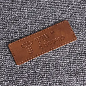 Best Price Custom Brand Jeans Clothing Clothes Tag PU Label Embossed/Metal Leather Label Patch For Clothes Garment