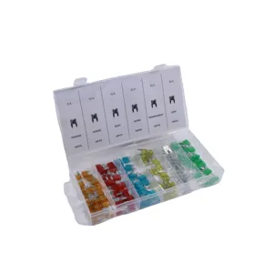 Honger 120PC Mini assortiment de fusibles automatiques Kit d'assortiment de fusibles à lame de voiture, fusibles automobiles-Standard & Mini & Low Profile