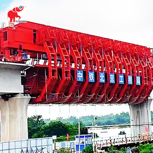 Bonnes machines de construction standard Grue de lanceur de pont de capacité de 100 tonnes pour l'installation de garde-corps de route - Product Image 5